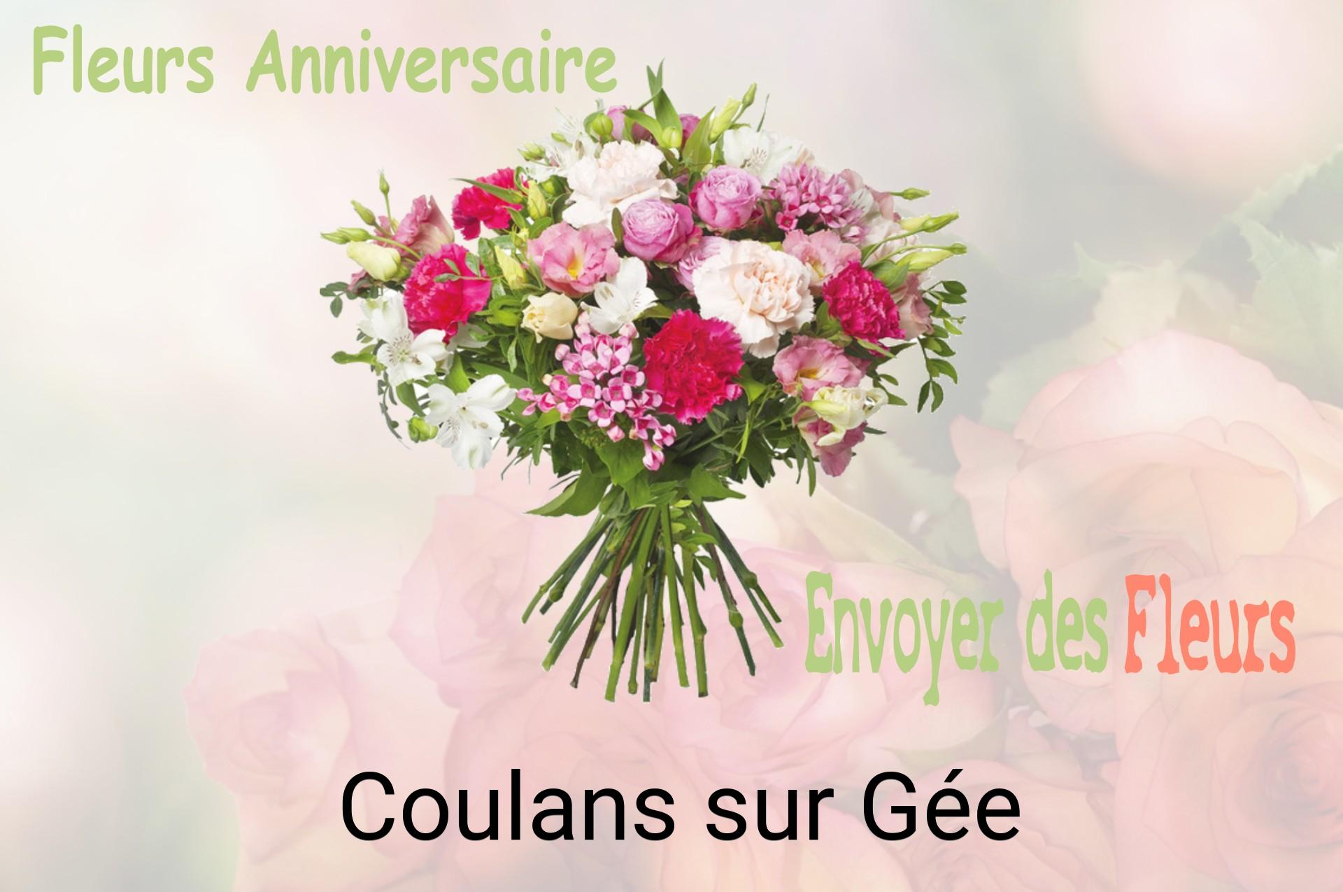Bouquet de fleurs d’anniversaire livré à Coulans-sur-Gée